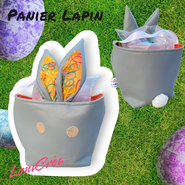 Panier Lapin &quot;orange&quot;