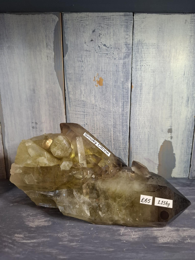 Smoky Citrine Cluster 