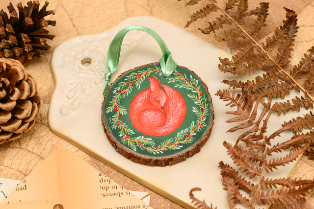 Red Squirrel Ornament 