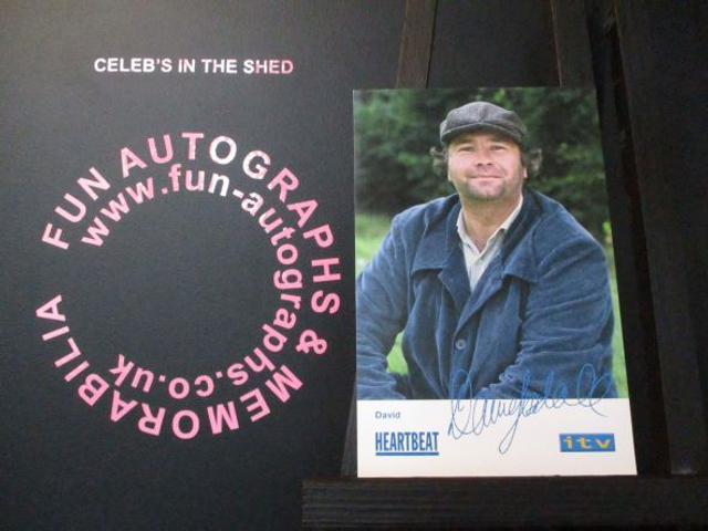 David Lonsdale (David) Original Pre-Print Blue Heartbeat 6x4 Cast Card