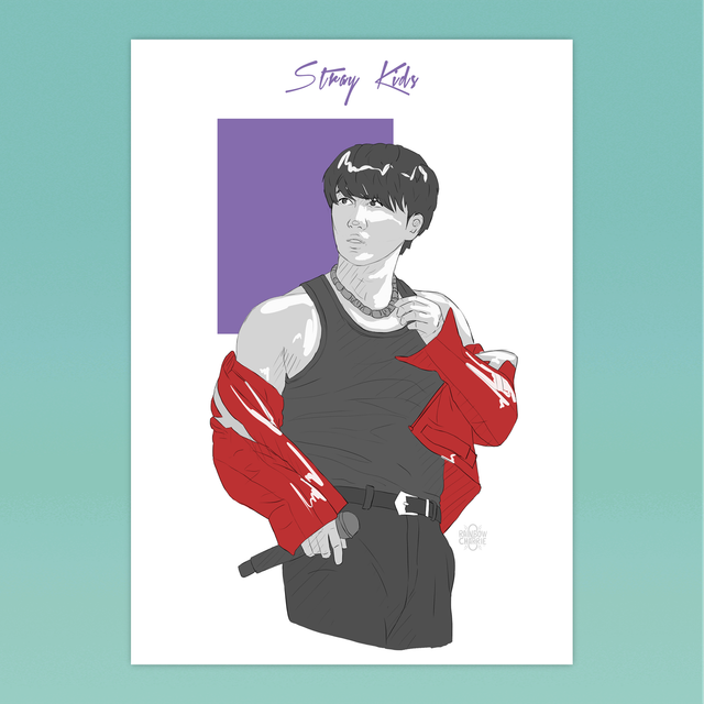 Stray Kids Changbin Lollapalooza Print
