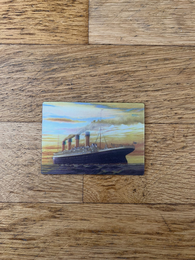 magnet 3D TITANIC au couché du soleil