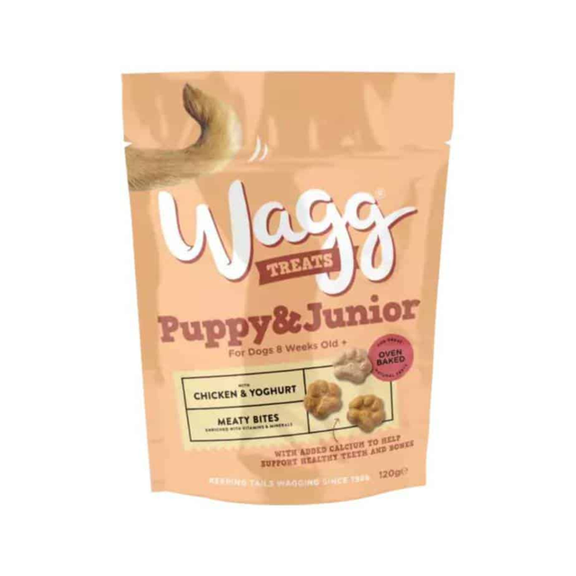 Wagg Puppy &amp; Junior Dog Treats with Chicken &amp; Yoghurt