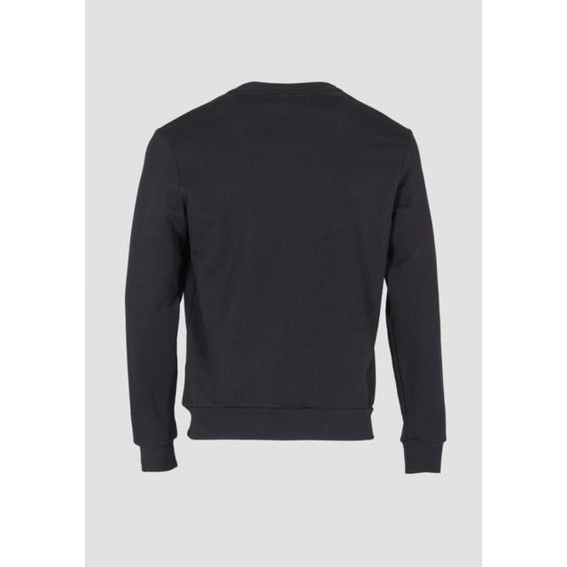 B36M9308 - Antony Morato FELPA  UOMO REGULAR FIT IN COTONE CON STAMPA FLOCK