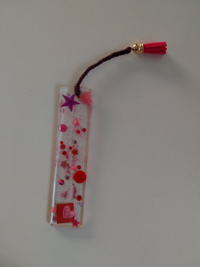 Marque Page Etoiles Roses