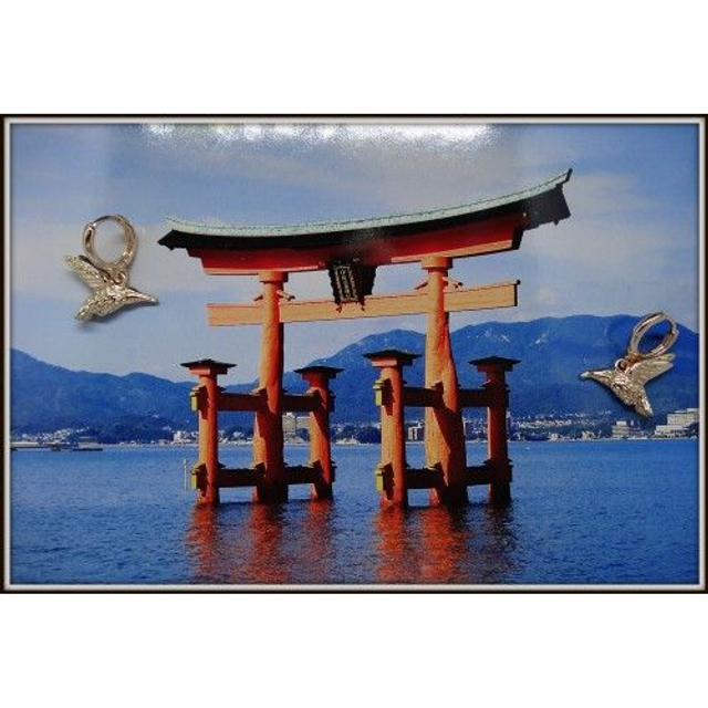 Boucle d&#039; Oreille dormeuse &quot; Pivert &quot; plaqué or