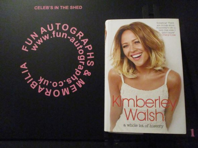 Kimberley Walsh 'A Whole Lot Of History' Authentic Autographed Hardback Book (1)