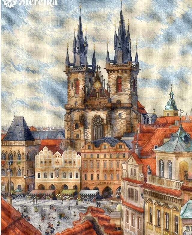 Merejka Golden Prague Counted Cross Stitch Kit