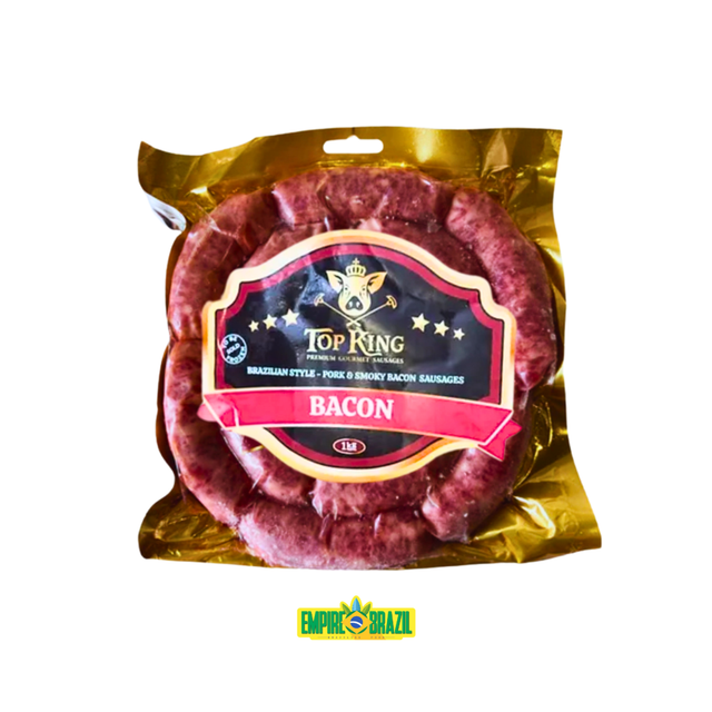 Linguica Toscana Bacon / Smoked Bacon and Pork Gourmet Sausage TOPKING 1kg