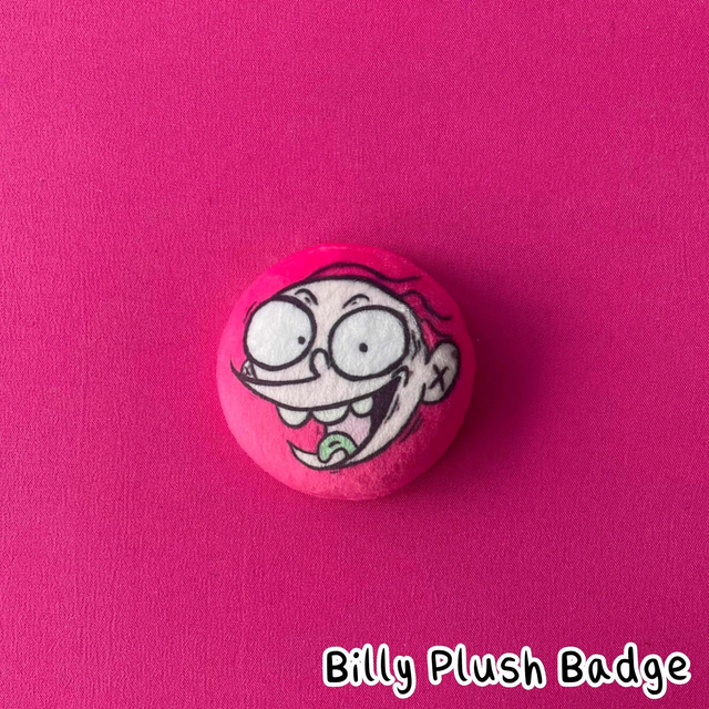 Billy Plush Badge