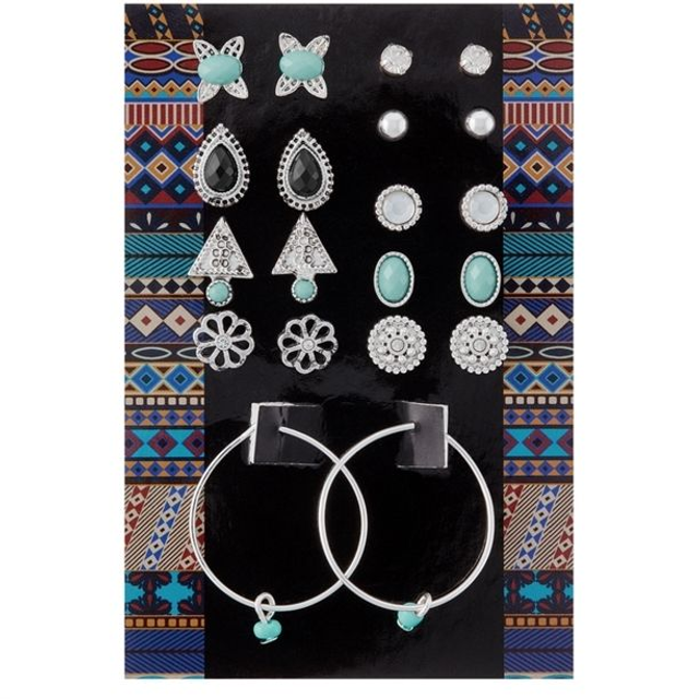 10 Paar Ohrringe, Nailah