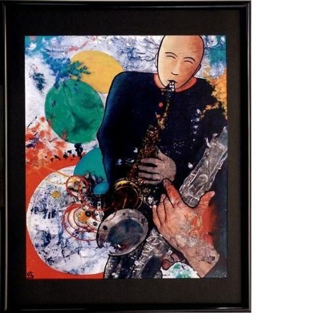 Reproduction Vortex (cadre noir)