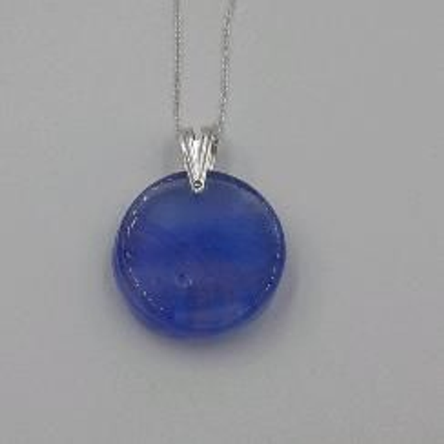 Blue pot melt pendant (3)