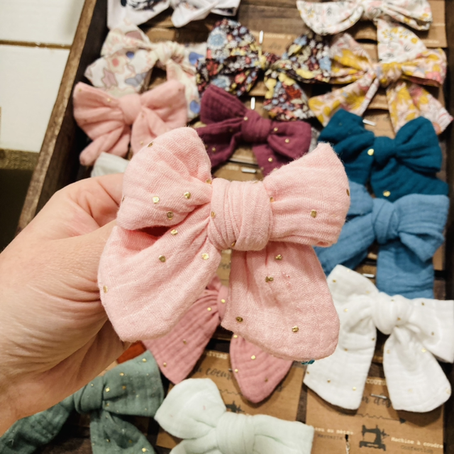 Ruban Noeud à barrette 