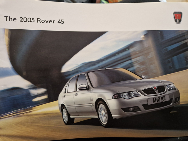 2005 Rover 45 Mk2 Brochure