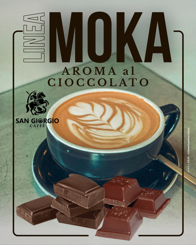 linea MOKA "aroma al CIOCCOLATO"