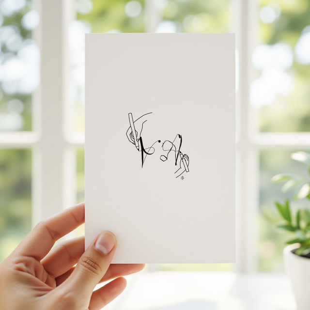 "Leçon" Carte postale - 2025