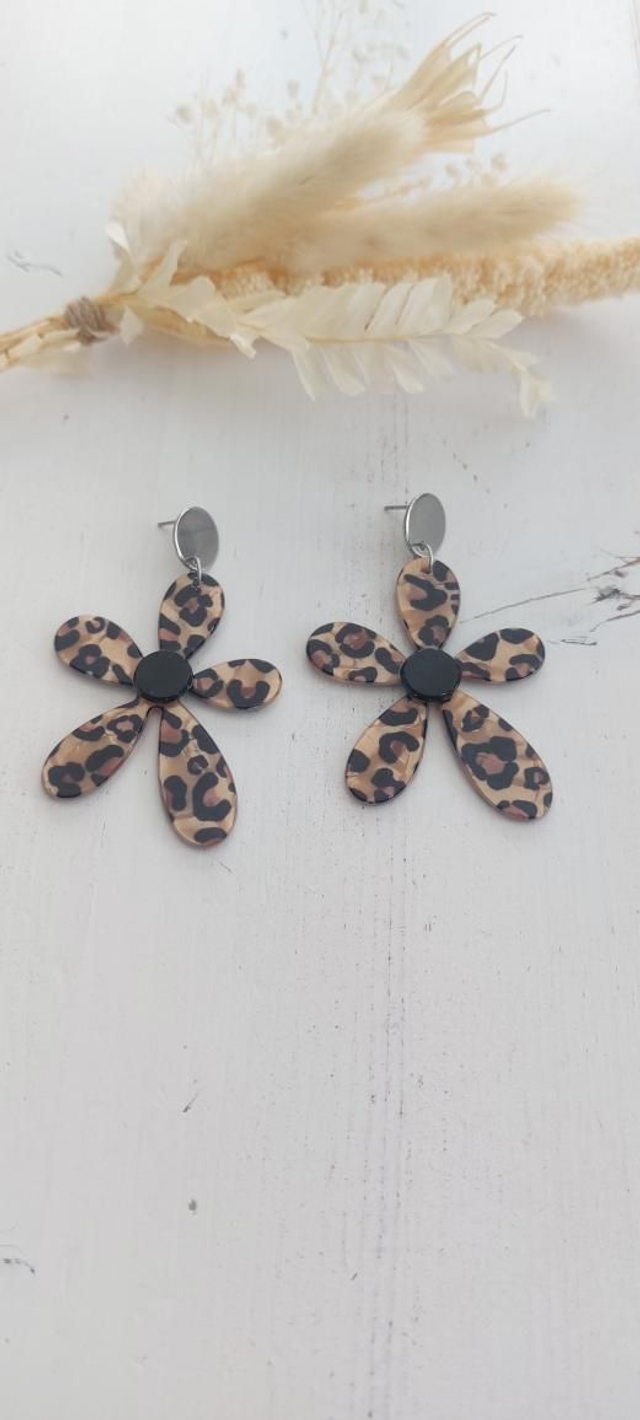 Boucles d&#039;oreilles Tiana argentées 