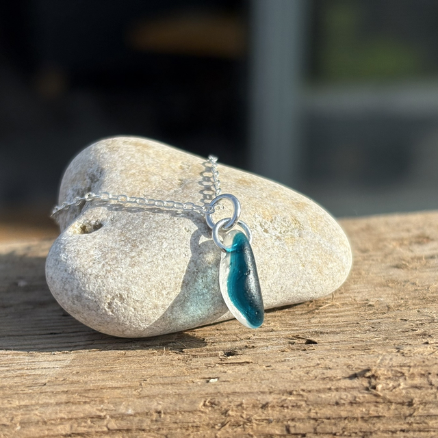  Miniature Seaham Multi & Sterling Silver Necklace 