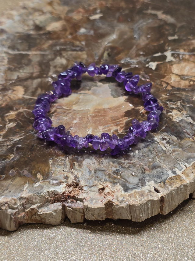 Bracelet baroque Améthyste 