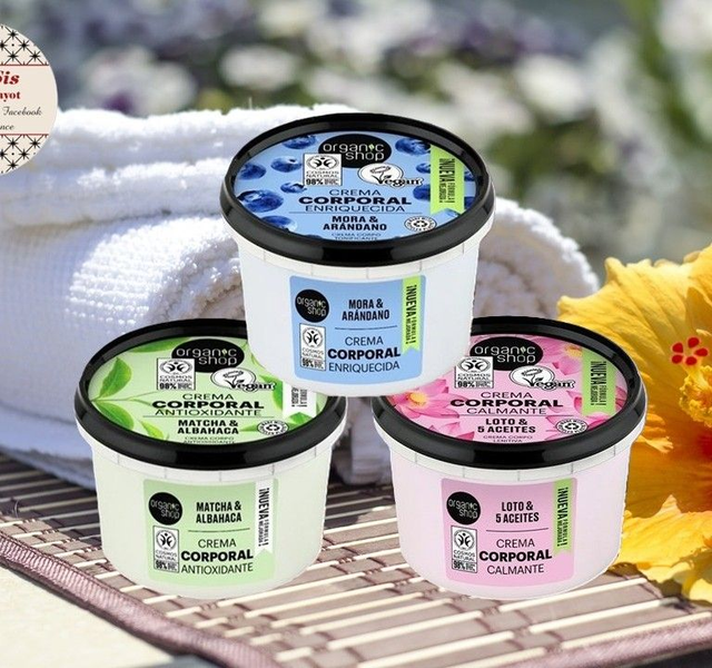 Organic Shop " Crèmes corporelles "