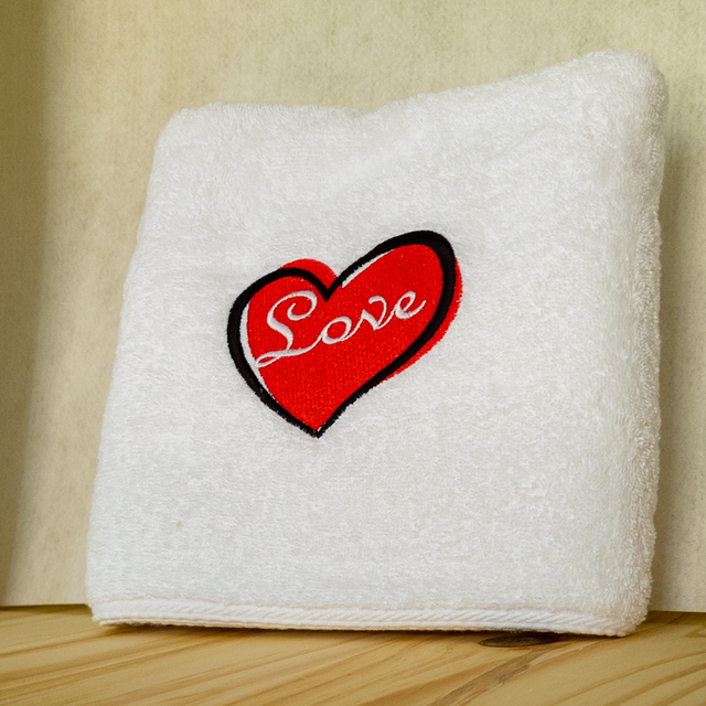 Serviette de bain collection Amour
