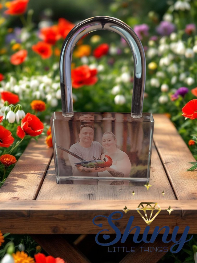 Personalised Crystal Padlock