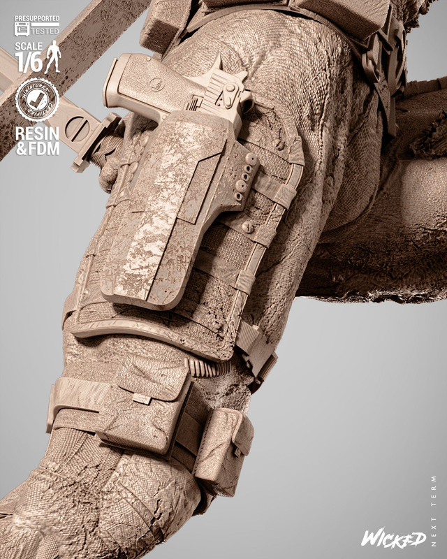 STATUE DEADPOOL ZOMBIE série Horror