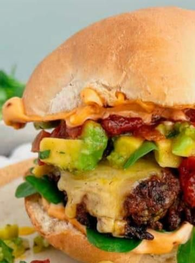 B. Mexican Style Hot & Spicy Beef Burger