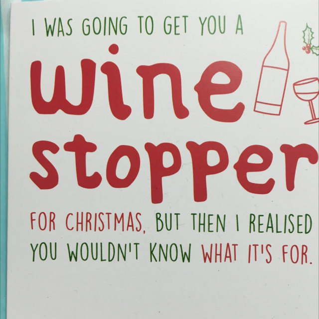Christmas Humorous- Wine Stopper ER