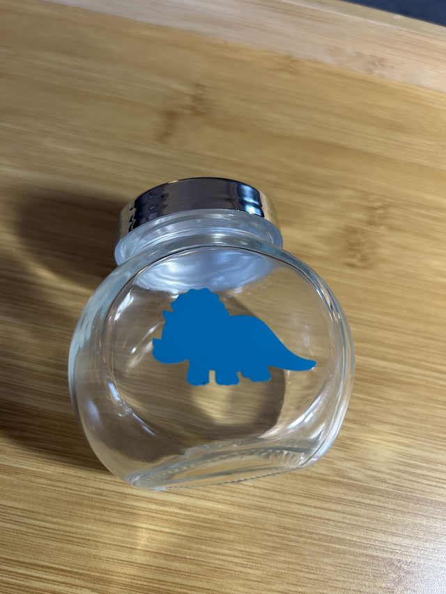 N8 Empty dinosaur sweet jar