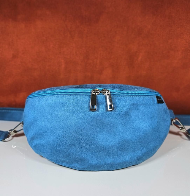 BLUE SUNSET SEA silver crossbody övtáska