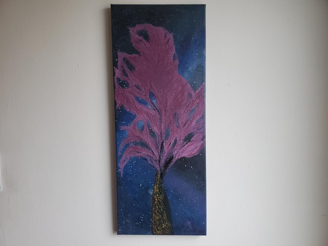 &quot;Tree in Space&quot; Art Print