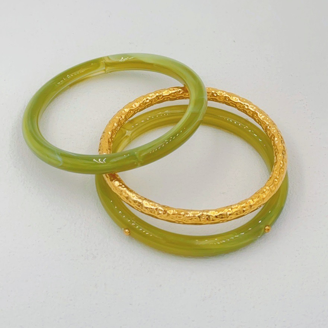 Lot de 3 bracelets acier 