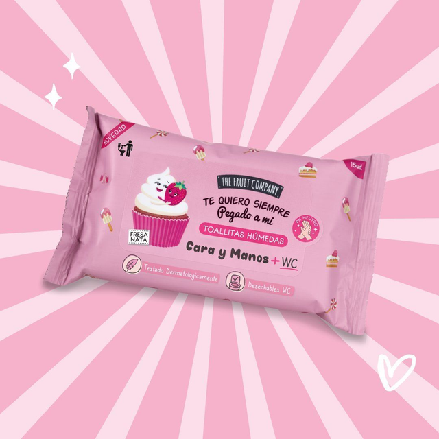 Lingettes désinfectantes - Fraise Chantilly