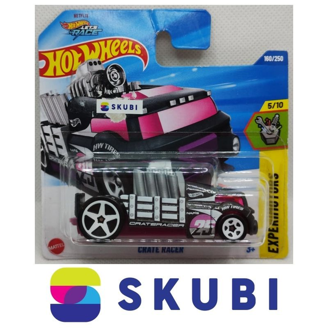 Crate Racer HW Tires Nafis 25 Experimotors 5/10 Hot Wheels 160/250 Netflix Let´s Race