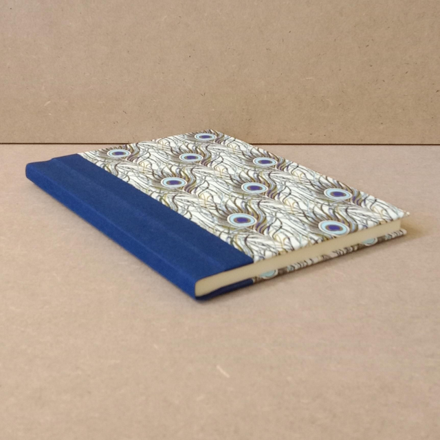 Carnet Ligné Plumes de Paon