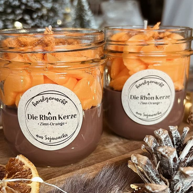 Rhön Duftkerze "Zimt Orange" 160 g