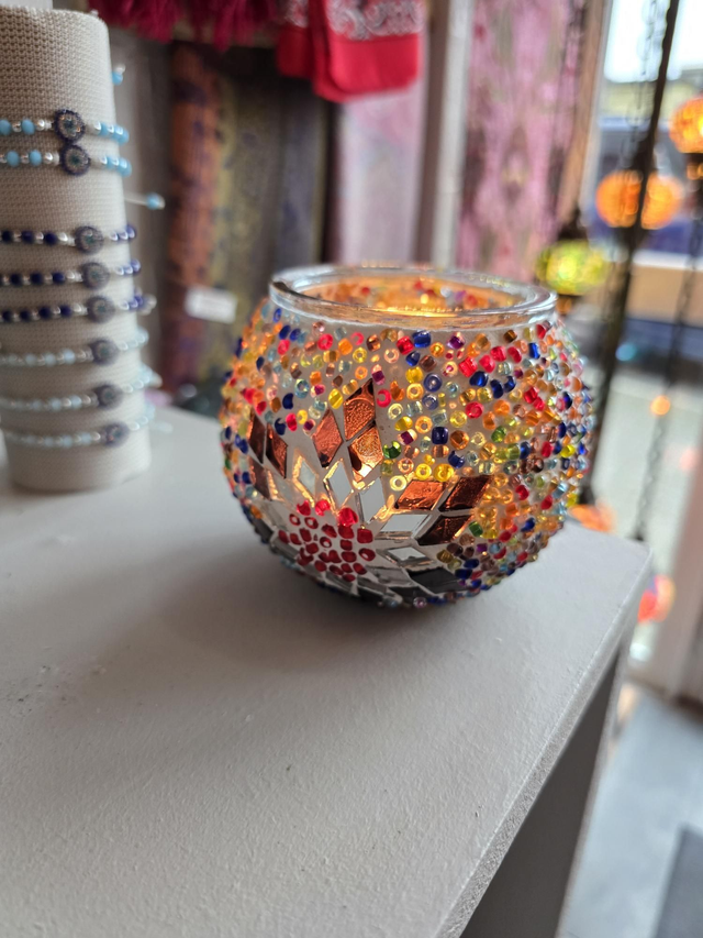 Mosaic Candle Holder