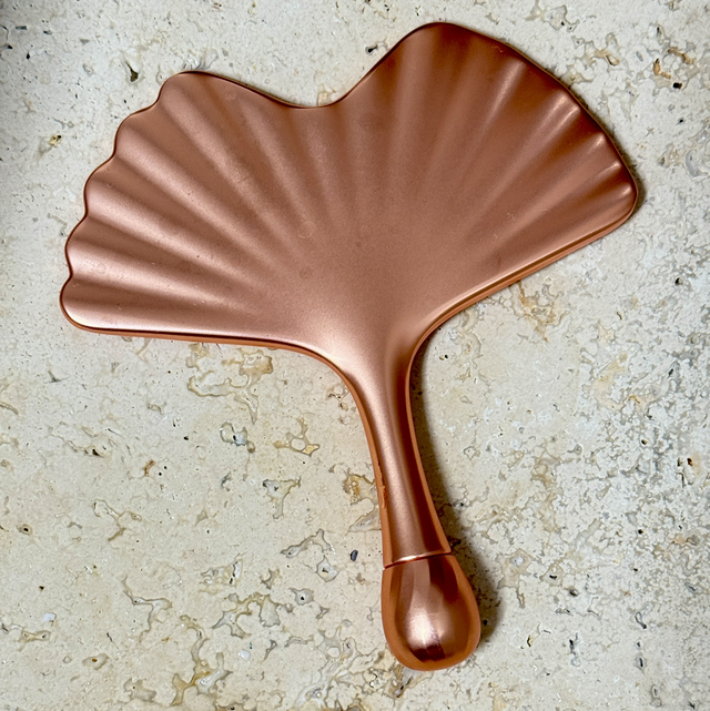 Ginkgo Gua Sha rose gold