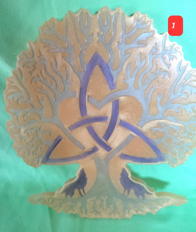 Arbre de vie ,pentagramme 