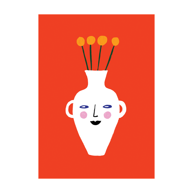 A4 Print - Craspedia 