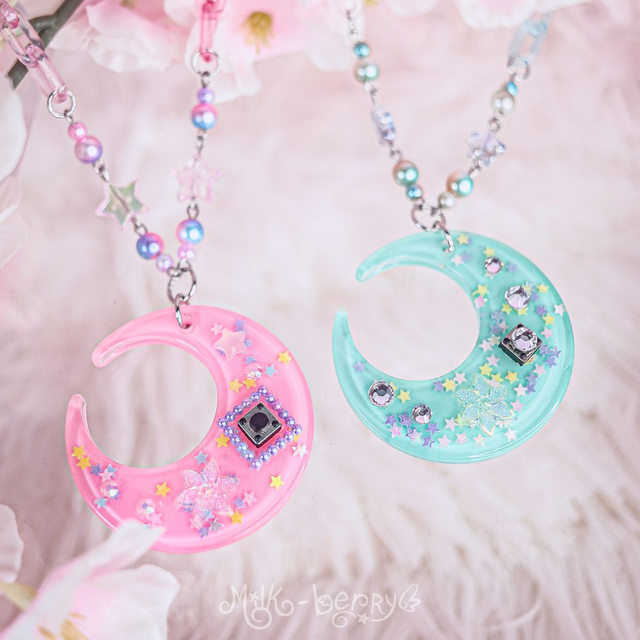 Collier Stimming Clicker Moon