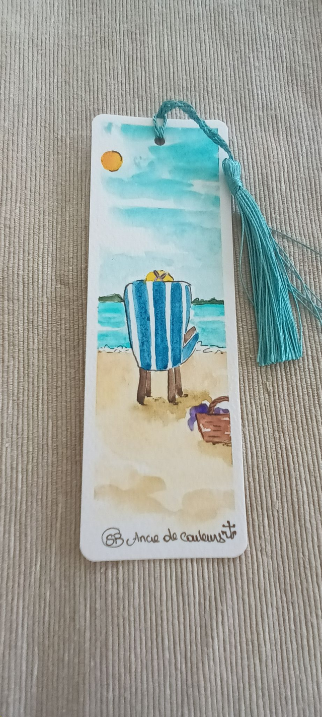 Marque pages "chaise longue"