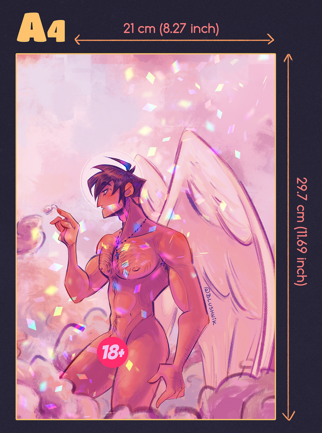 A4 – Angelwood - Print Holographic