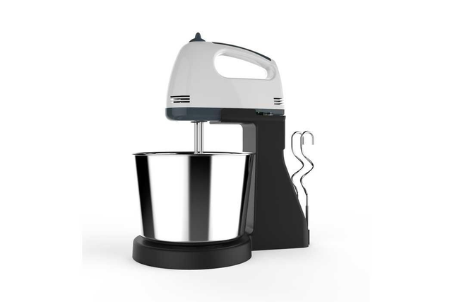 Mélangeur avec bol
bol en acier inoxydable
Contrôle de vitesse 7
Niveau 