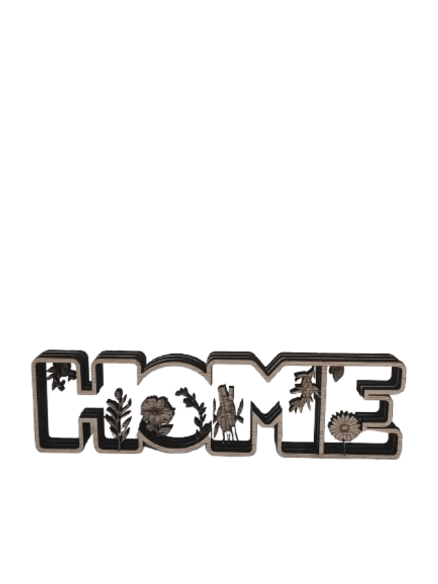 Letrero HOME 20cm