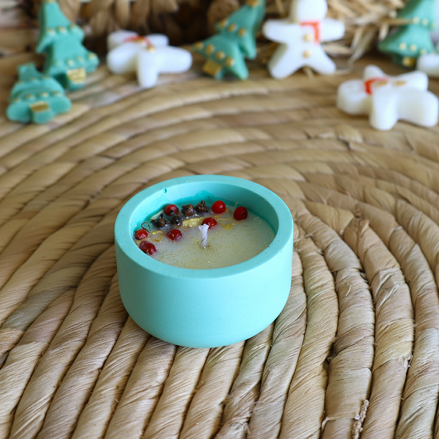 Mini Bougie Noël - Feu De Bois 🔥