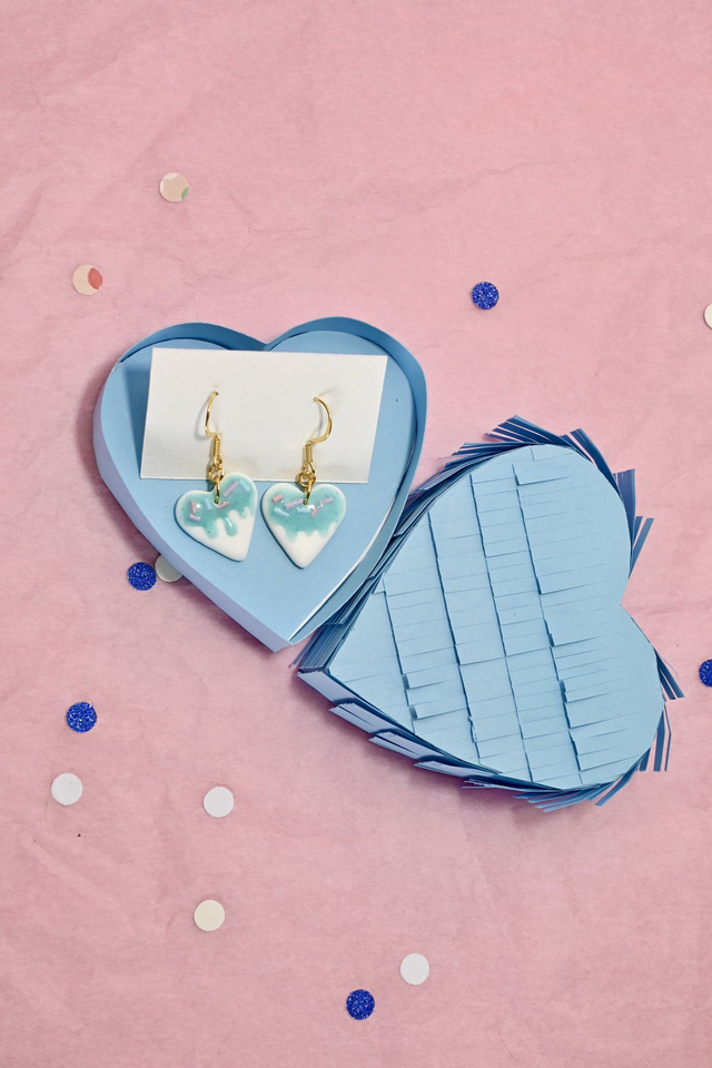 Coeurs sucrés bleus