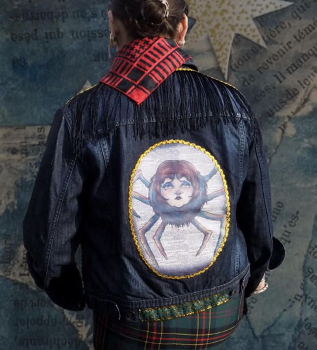 Veste en jean vintage